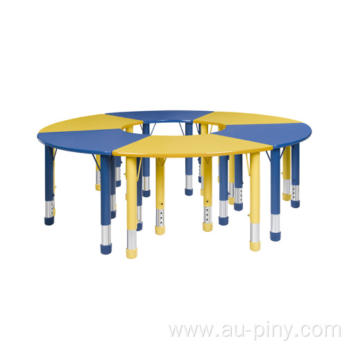 Colorful Plastic Kindergarten Table